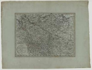 Karte vom Niedersächsischen Reichskreis, ca. 1:1 100 000, Kupferstich, 1806 : Charte vom Niedersaechsischen Kreis. - Weimar : Geographisches Institut, 1806. - 1 Kt. : grenzkolorierter Kupferstich, 42 x 31 cm