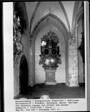 Epitaph des Generals Caspar von Völcker und seiner Gemahlin