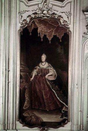 Kaiserin Maria Theresia im Großmeister-Ornat des Sankt Stephans-Ordens