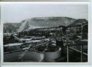 Leere Zyanid Tanks zur Goldgewinnung, Johannesburg, Südafrika