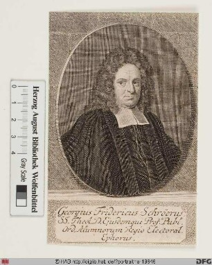 Bildnis Georg Friedrich Schröer