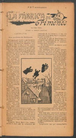 La fábrica de crimenes - [Continuación] : PBT novelesco