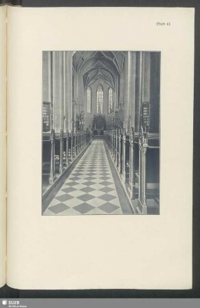 Innenansicht der Kirche, heutiger Zustand