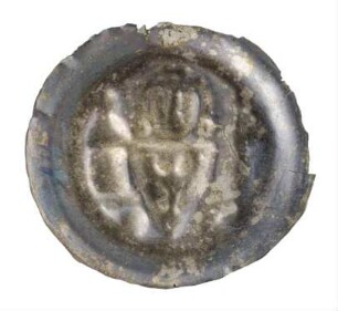 Münze, Brakteat, 2. Hälfte 13. Jh.