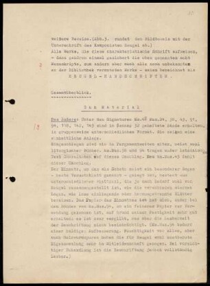 Gesamtüberblick