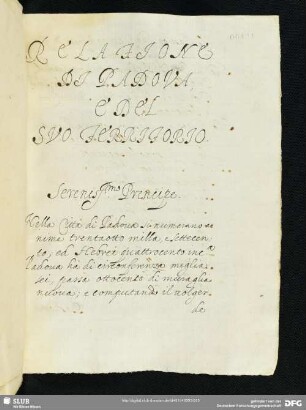[Faszikel 3:] Relazione di Padova e del suo territorio
