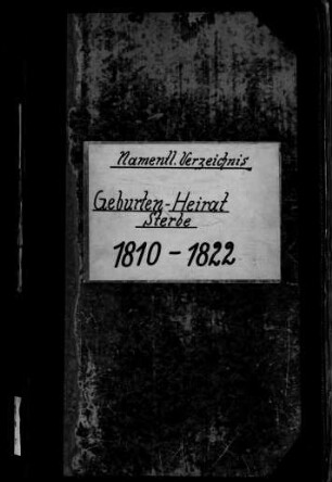 Namensregister Standesamt Mitte, ab 1974 Standesamt I