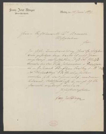 Brief an Carl Brenner : 14.06.1897