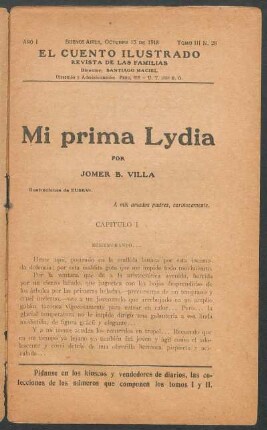 Mi prima Lydia : Ilustraciónes de Euseví.