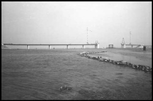 Fehmarnsund: neue Fehmarnsundbrücke von Südosten