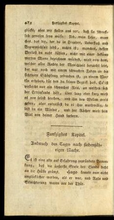 Funfzigstes Kapitel. Anbruch des Tages nach siebenjähriger Nacht.