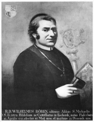 Bildnis des Wilhelm Rören, letzter Abt des Benediktinerkonvents Sankt Michael in Hildesheim