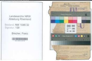 Entnazifizierung Franz Brecher , geb. 08.07.1902 (Beamter)