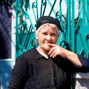 Lesbos. Portrait einer Bäuerin in Stypsi