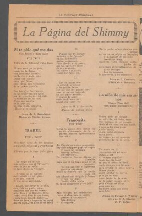 Francesita : Fox Trot