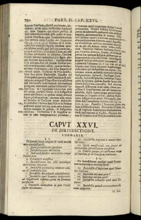 Caput XXVI. De Jurisdictione.