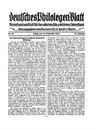 Die Lastenverteilung im höheren Schulwesen Preußens