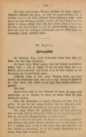 209. Kapitel. Liebesglück.