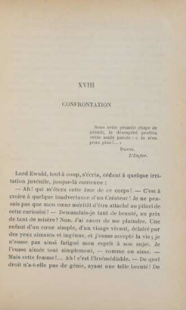 XVIII. Confrontation