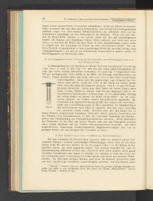 3. Abhängigkeit des Leistungswiderstandes von Flüssigkeiten von der Temperatur.
