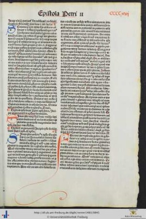 Epistola secunda beati Petri apostoli