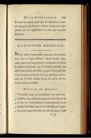 Quatrieme exercice - septième exercice.