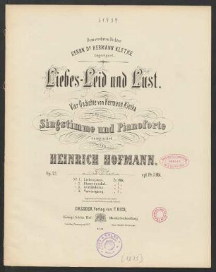 No. 3: Geständniß : Op. 32.III.