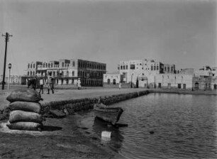 Hafen : Anlegestelle im Hafen von Sawakin
