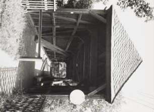 Schwarzenberg, gedeckte Holzbrücke
