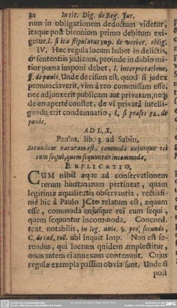 Ad L.X. Paulus, lib. 3. ad Sabin