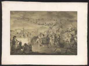 Walpurgisnacht. Tanz und Gretchen Erscheinung auf dem Blocksberg