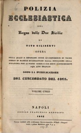 Polizia ecclesiastica del regno delle Due Sicilie