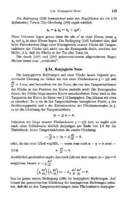 § 54. Konjugierte Netze