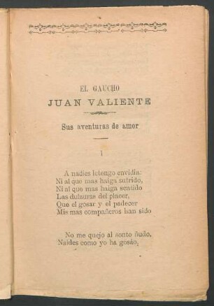 [Primera parte] Sus aventuras de amor