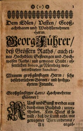 Die Aller-Edelste Kunst Der Gantzen Welt : Vermittelst eines anmutigen und erbaulichen Gesprächs, Welches ist, dieser Art, die Neunte, Und zwar eine Herbst-Monats Unterredung