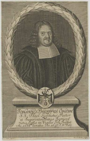 Bildnis des Johannes Philippus Oheim