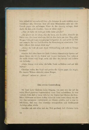 Eine ernste Unterredung