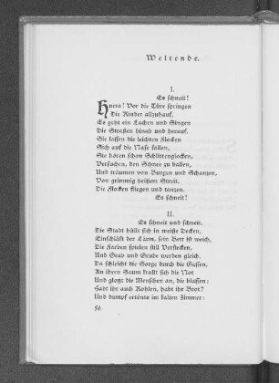 Weltende.