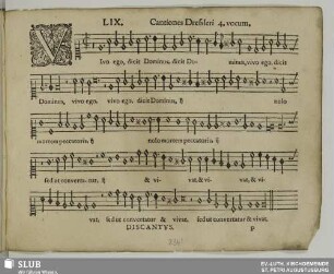 LIX. Vivo ego dicit Dominus