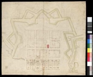 Projekt einer Befestigung der Oberneustadt von Kassel