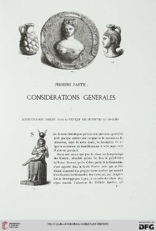 Première partie: Considérations générales