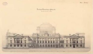 Reichstag, Berlin Zweiter Wettbewerb: Rückansicht