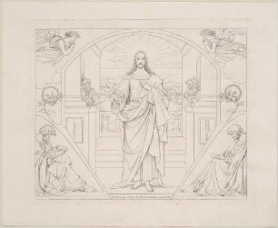 Der Kampf des Lichtes mit der Finsternis, Blatt 2: Christus als das Licht der Welt