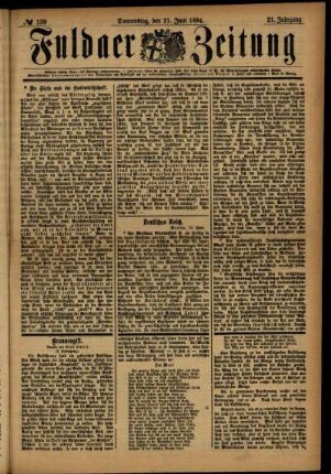 Ausgabe vom Donnerstag, den 21. Juni 1894.