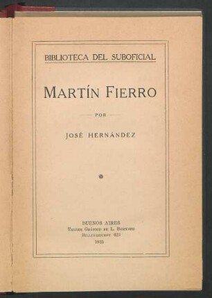 Martín Fierro