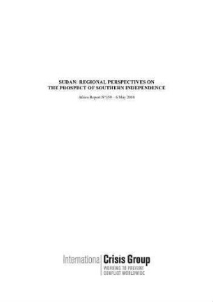 Sudan : regional perspectives on the prospect of Southern independence