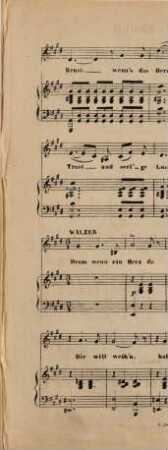 Zweites Walzer-Rondo : Drum wenn ein Herz du hast gefunden ; für 1 Singstimme mit Piano ; op. 42