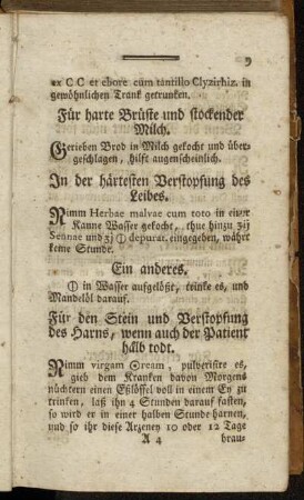 In der härtesten Verstopfung des Leibes