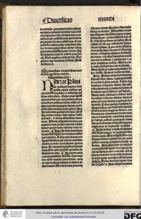 De diversitate et mirabilibus mundi cum expositione inclusa.
