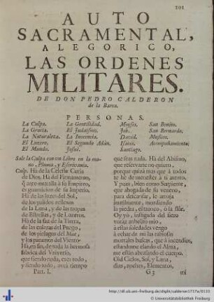 Las Ordenes Militares.